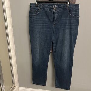 Terra & Sky Indigo Straight Leg Jeans